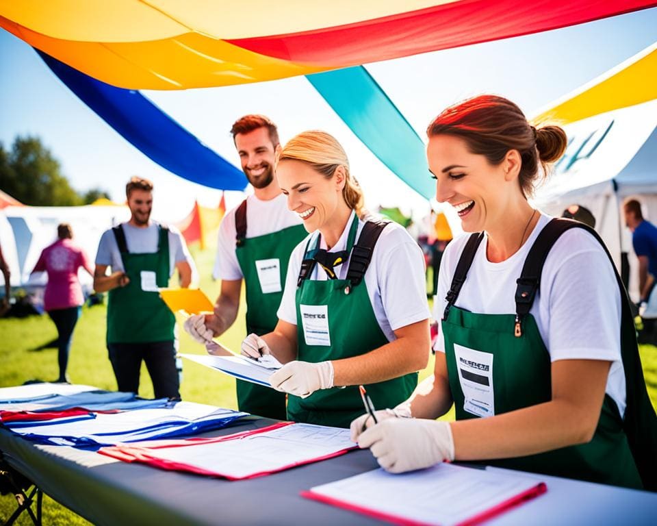 Werken op Muziekfestivals