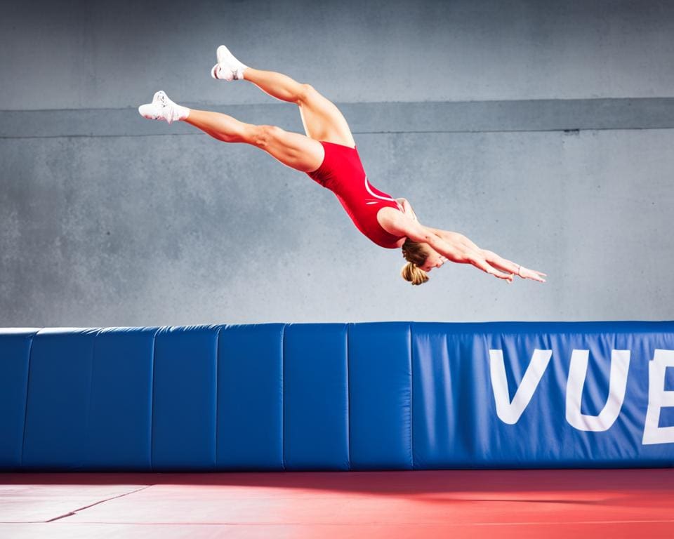 luchtmat voor gymnastiek