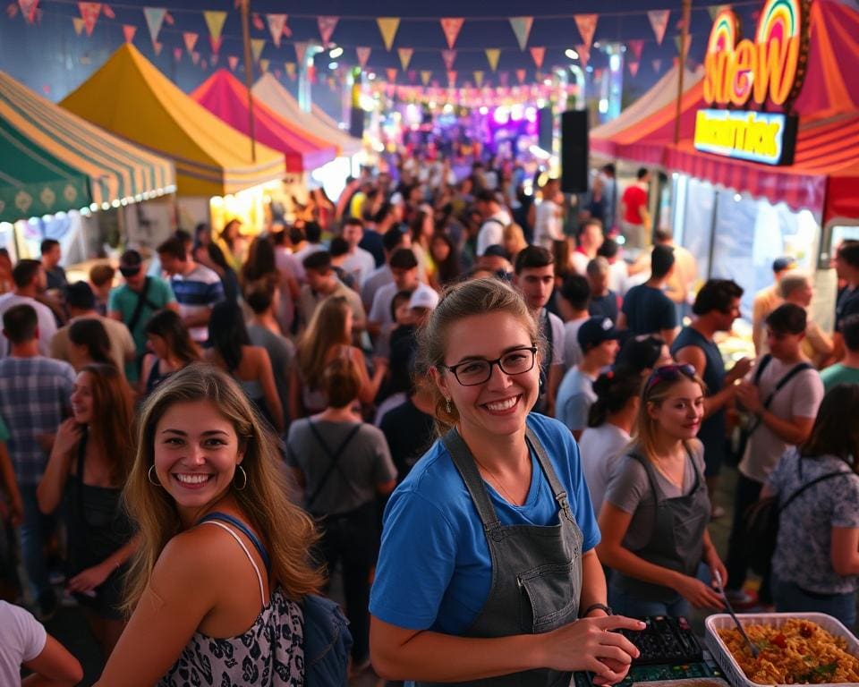 Het is altijd leuk werken op festvals