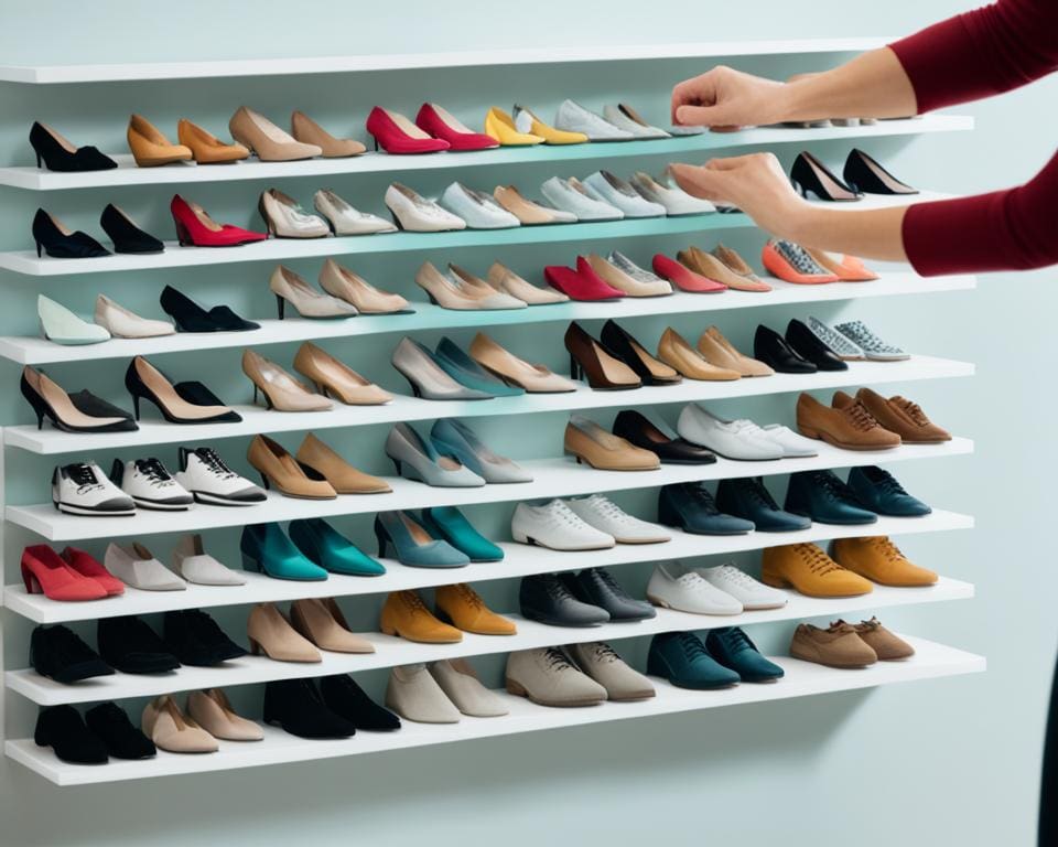 Hoe je je schoenen collectie organiseert