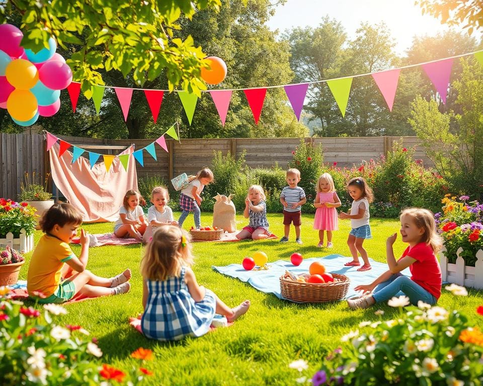 Hoe organiseer je een veilige en leuke kinderfeestje buiten?