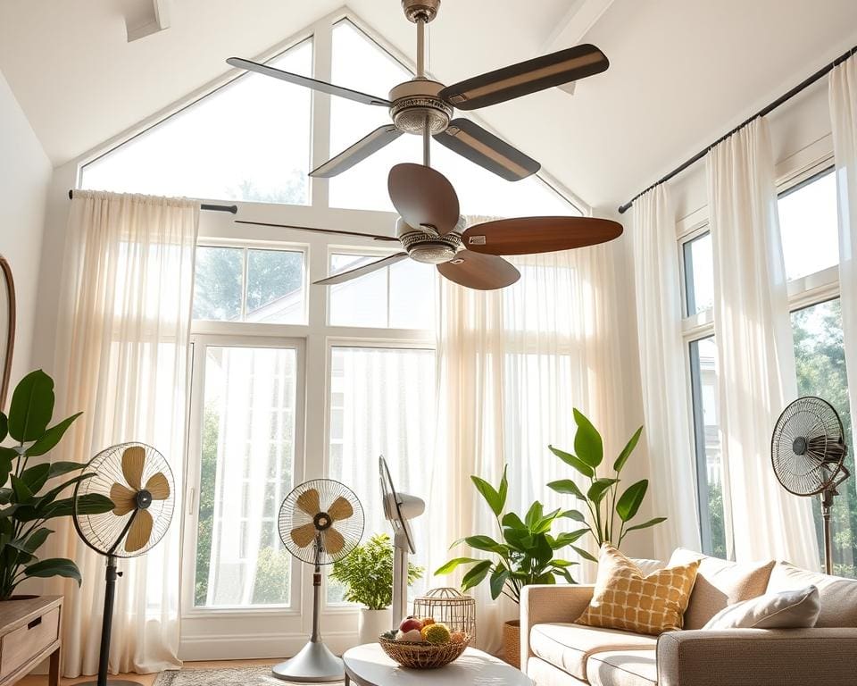 Kies de beste ventilatoren voor een koel huis in de zomer