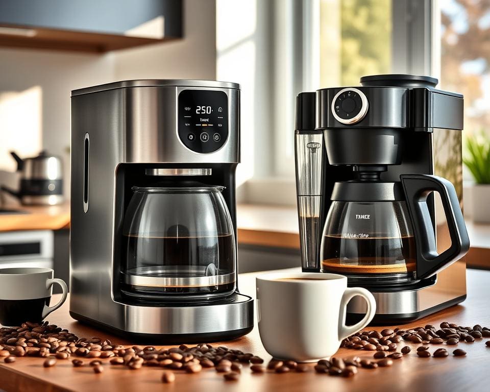 Koffiemachines met timer en koffiezetapparaten met thermoskan