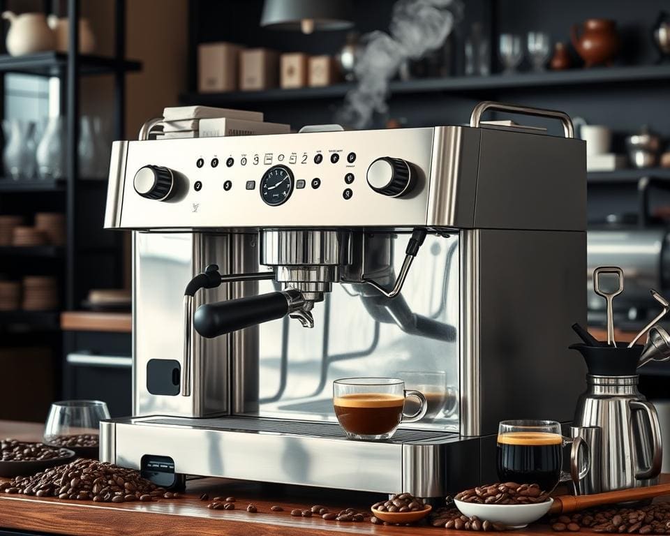 Moderne koffiemachines voor een barista-ervaring