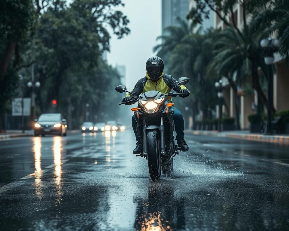 Motorrijden in de regen: Essentiële veiligheidstips