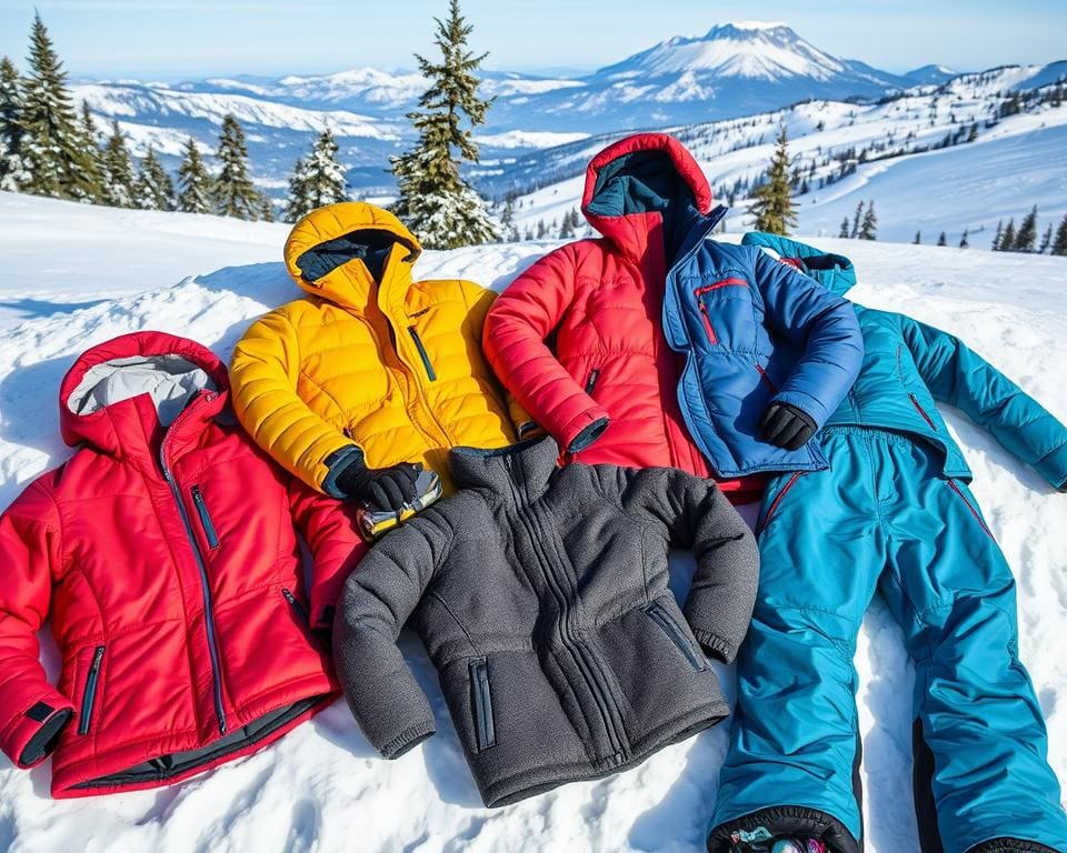 Warme thermokleding voor wintersportactiviteiten