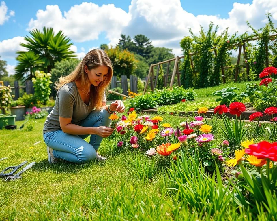 Zomerklaar maken van de tuin