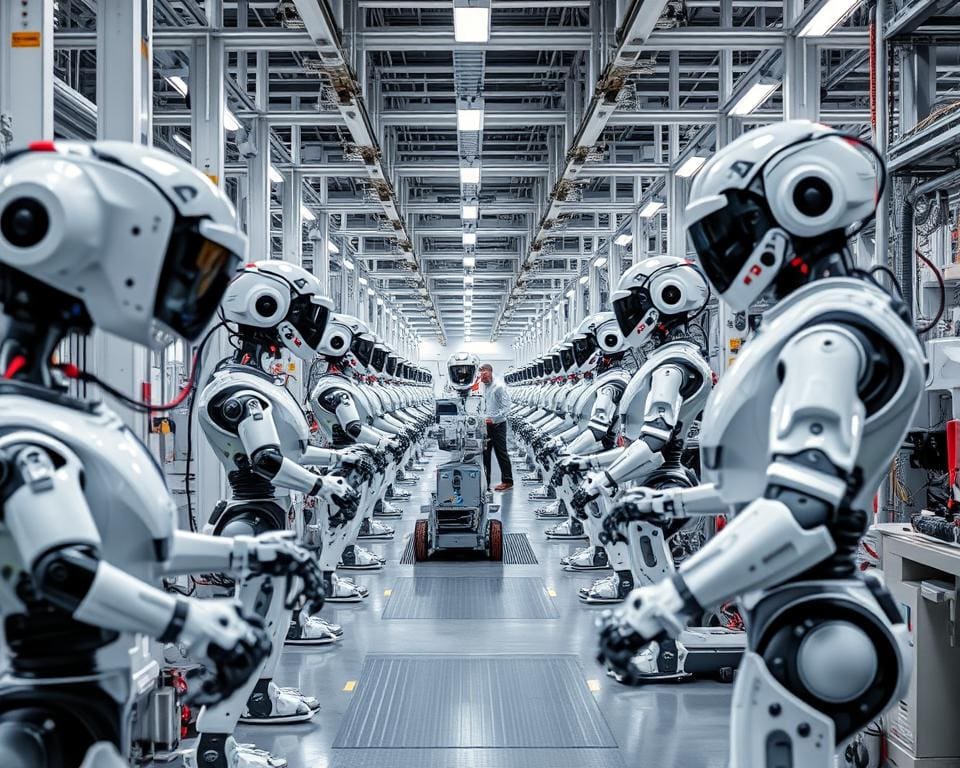 robots in de productiesector