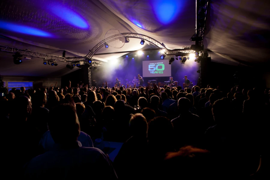 Bureau voor evenementen voor een vlekkeloos jubileumfeest