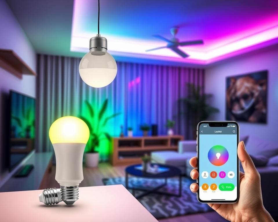 slimme lampen met app-besturing