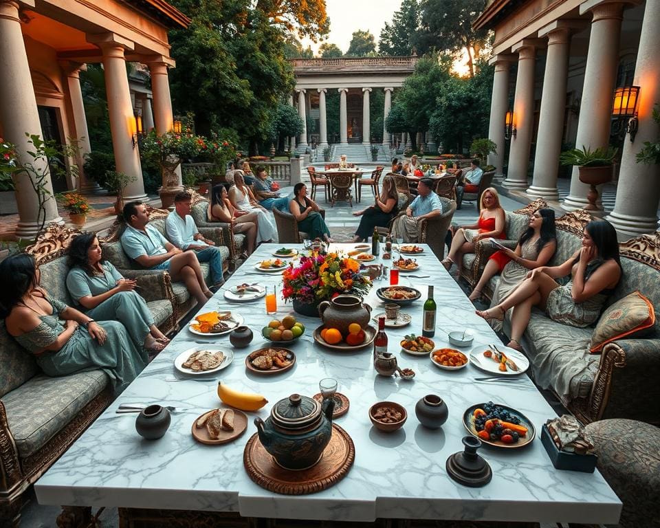 Aperitief cultuur in het oude Rome