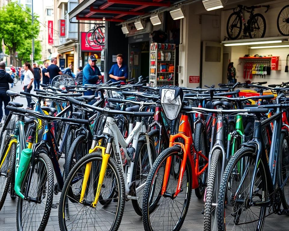 Diverse soorten fietsen die wij repareren