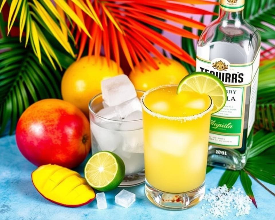 Essentiële ingrediënten voor Frozen Mango Margarita